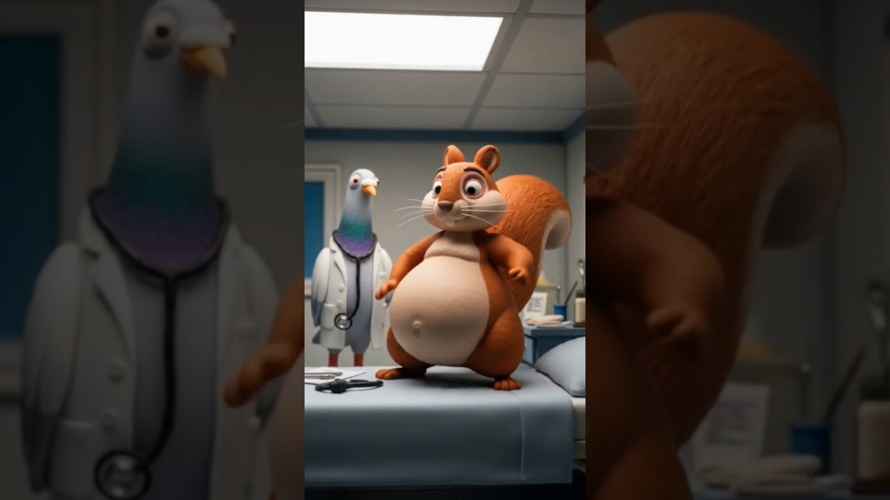 Evaluation of a baby Large squirrel and Pigeon Doctor 