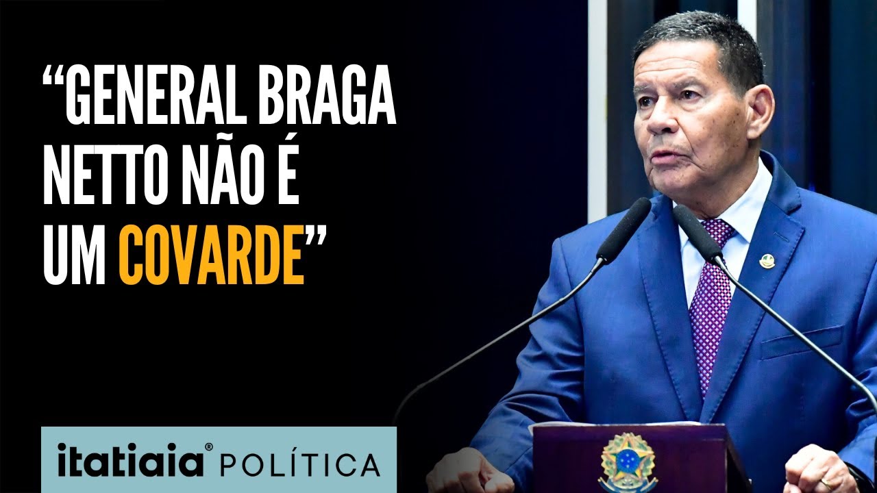 MOURÃO FAZ CRÍTICAS AO STF E COBRA 'ESTADO DE DIREITO' APÓS PRISÃO DE BRAGA NETTO
