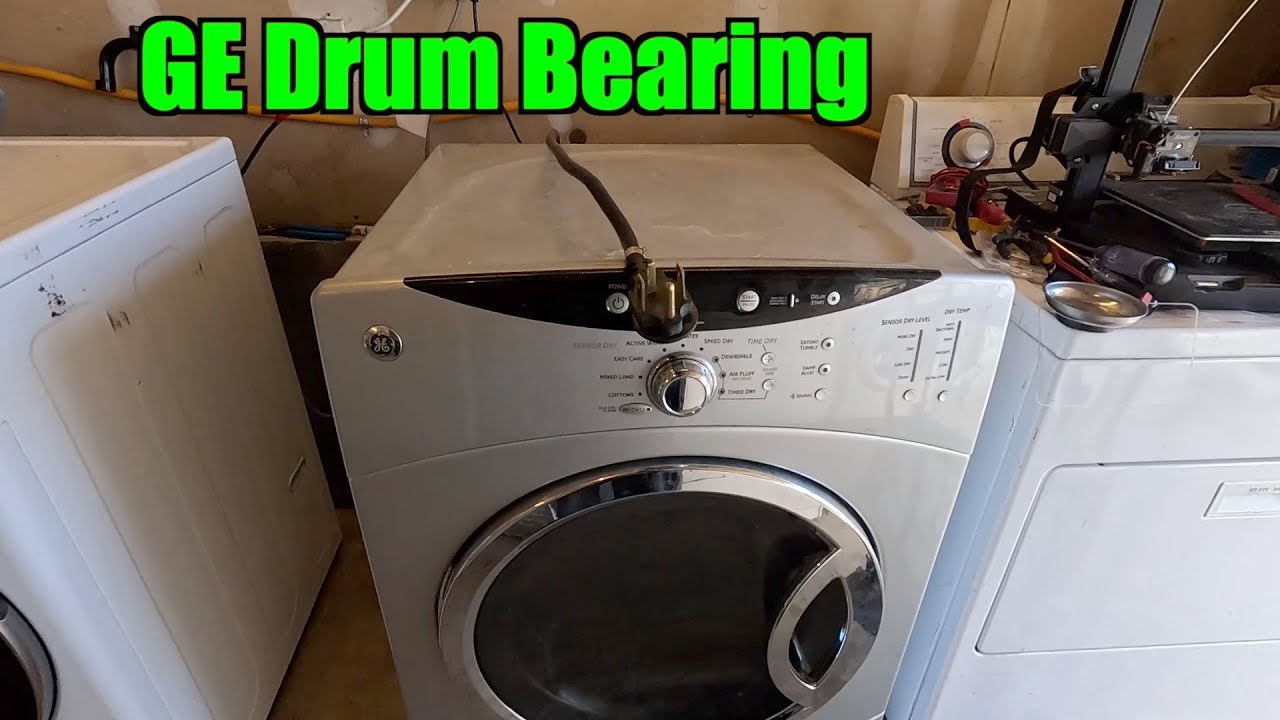 GE Dryer Teardown Drum Bearing.