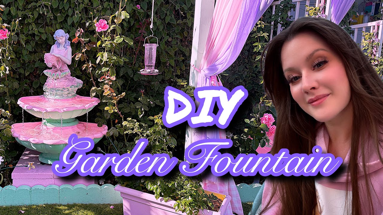 DIY GARDEN FOUNTAIN