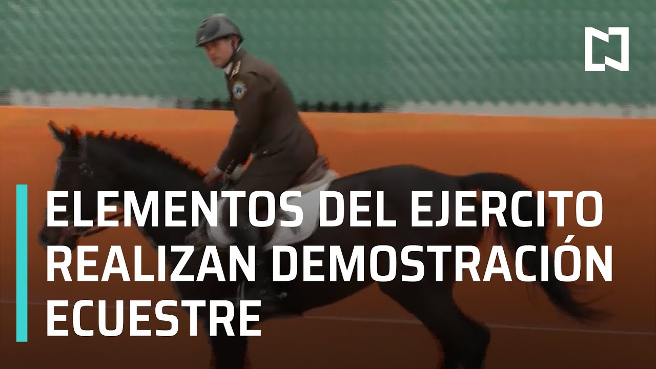 Realizan demostraci&oacute;n ecuestre en Campo Militar 1 en CDMX - Por las Ma&ntilde;anas