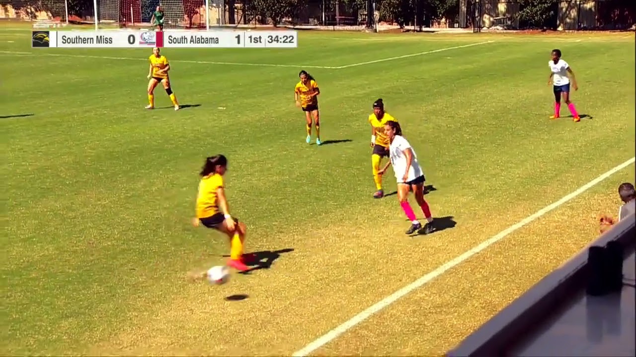 Southern Miss Eagles vs South Alabama Jaguars 2022.10.16 / NCAA Soccer Women´s