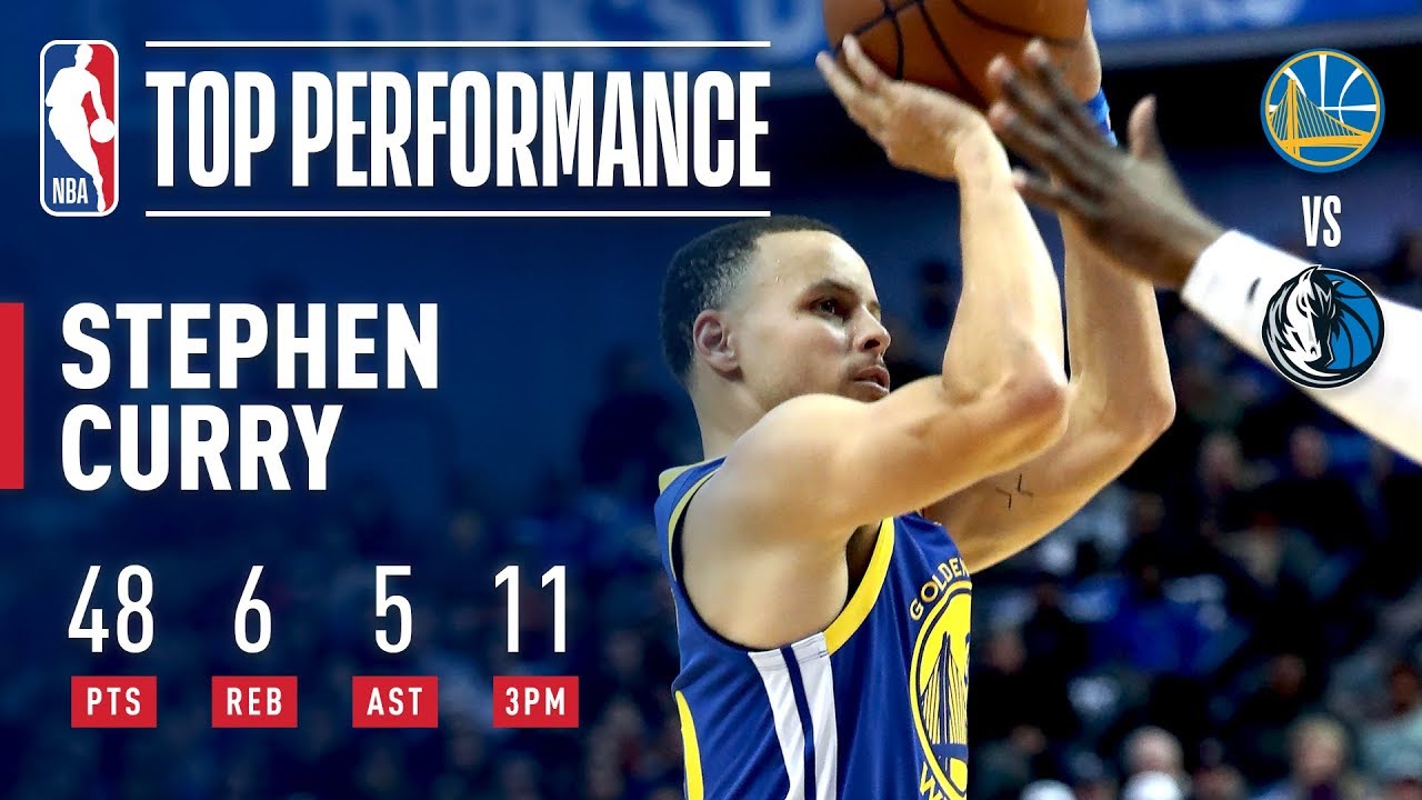 Stephen Curry Drops A BLAZING 48 Points Including 11 3PM | January 13, 2019
