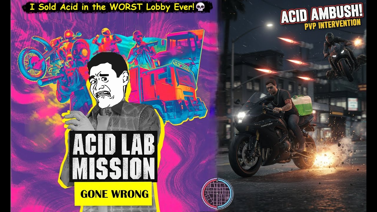 They Tried to Kill Me During Acid Sale… But FAILED 😂🔥 | GTA Online PS5