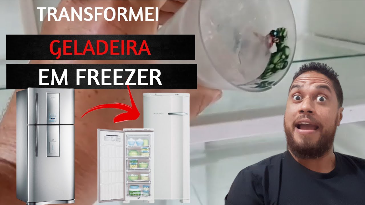 Geladeira virou freezer. A gambiarra que deu certo.