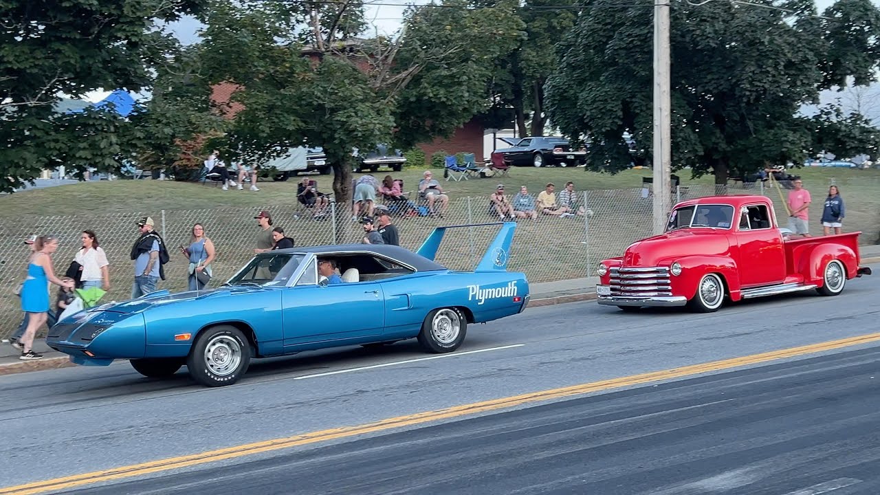 Adirondack Nationals 2024 Cars Cruising on Canada St.