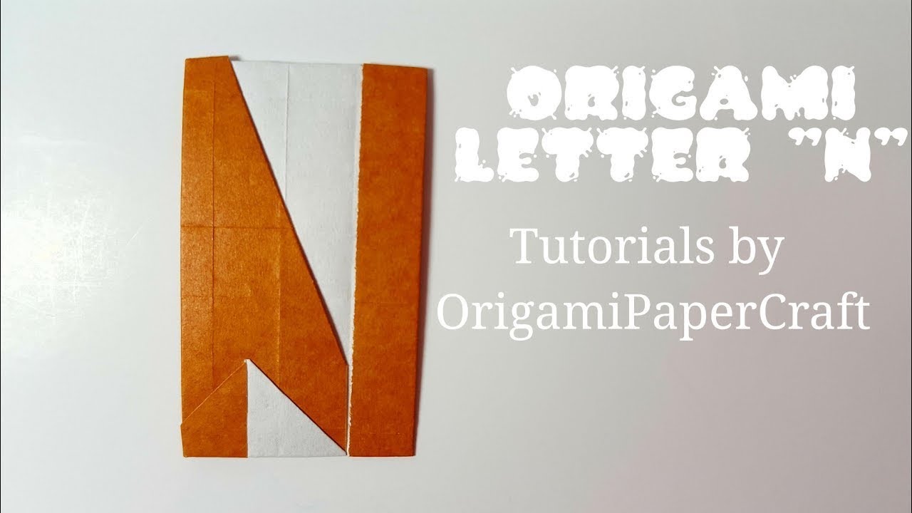 ORIGAMI Alphabet: Letter 