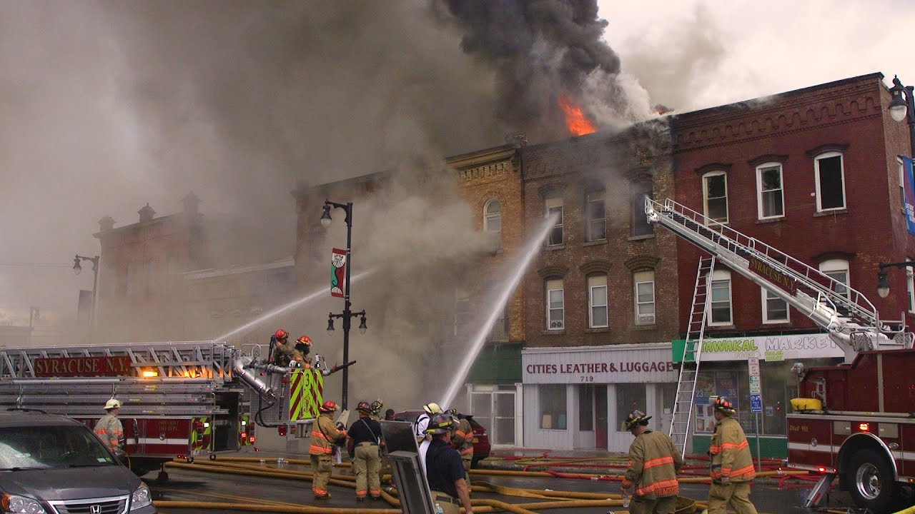 Fire ravages apartments on Salina Street in Syracuse, 'I've lost everything'