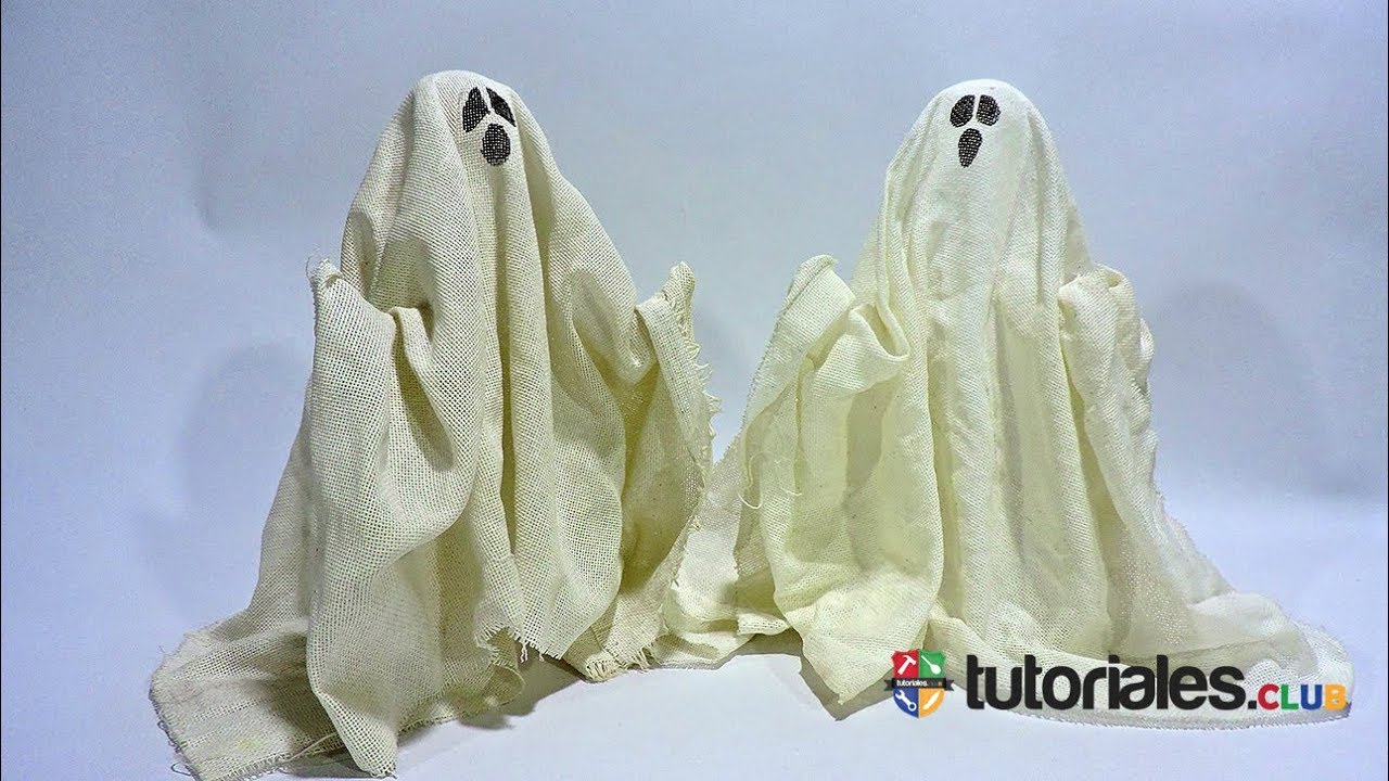 COMO HACER UN FANTASMA PARA HALLOWEEN