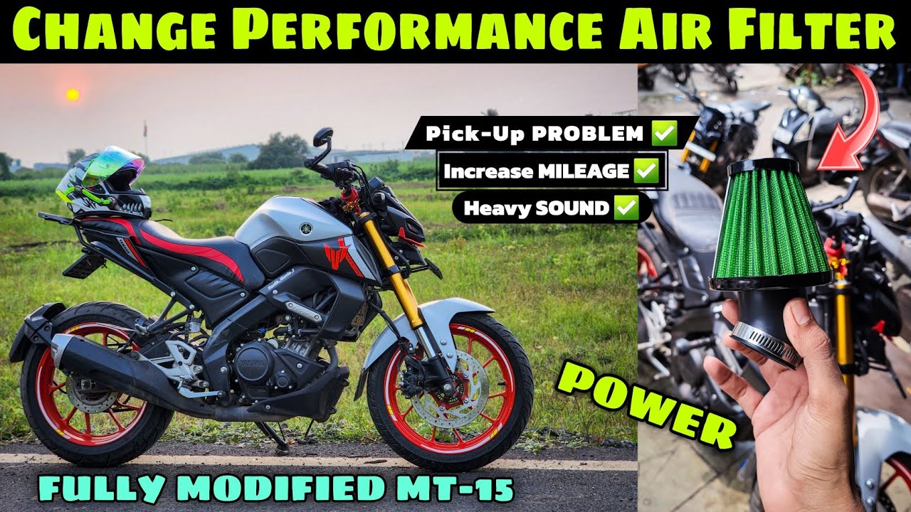 MT15 Best Modification 😱| Change Air Filter | MT15 Change Air Filter | MT15 Air Filter Change Sound