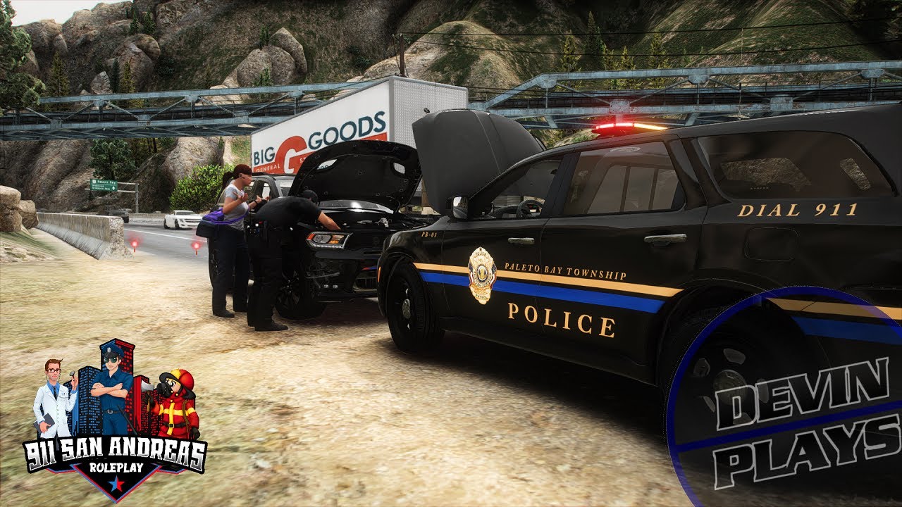 Paleto Bay Officer Seriously Injured After Being Struck by Drunk Driver: Devin Plays FiveM - 911SARP