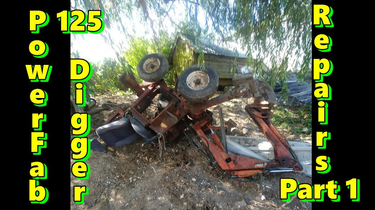 Lister Petter AC1 powerd PowerFab 125 Digger Repair