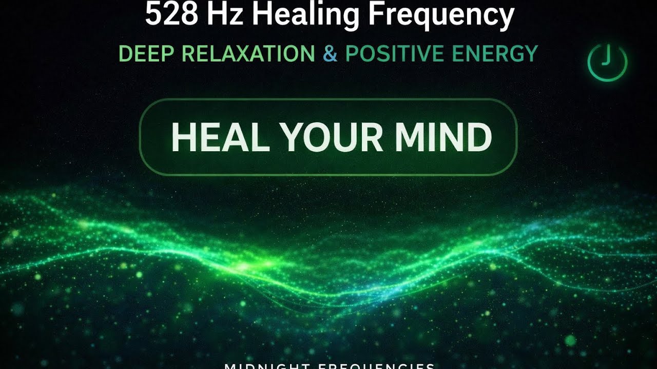 528 Hz Healing Frequency | Deep Relaxation & Positive Energy | Midnight Frequencies
