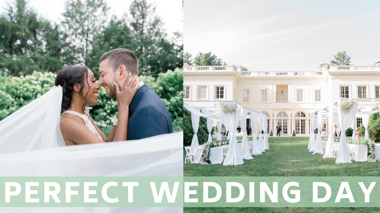MICHAEL & TERRY-ANN | INTERRACIAL COUPLE MANSION WEDDING | BWWM | CT