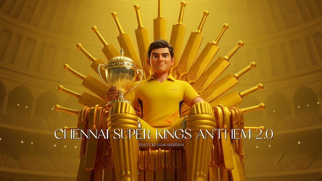 The SOUND of Chennai! Chennai Super Kings (CSK) Anthem 2.0: Thala's GOAT Tribute 🏆 | 2026 MUST WATCH