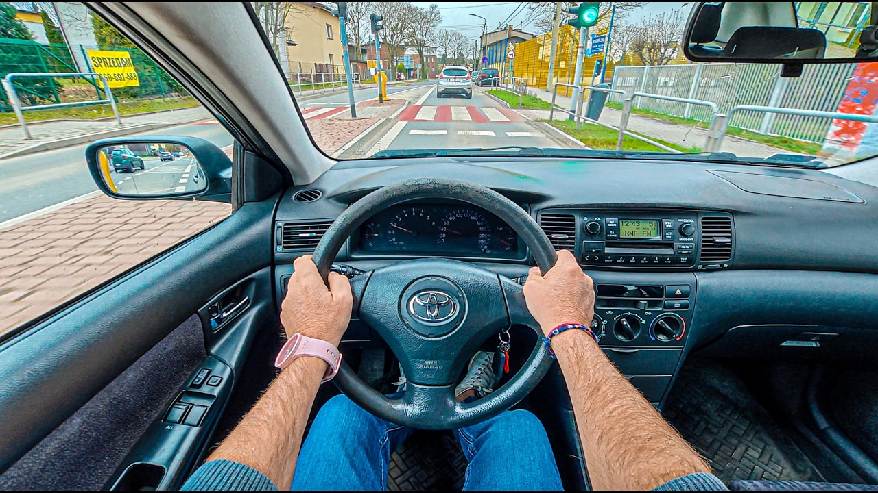 2003 Toyota Corolla E12 | 1.4 VVT-i 97 HP | POV Test Drive #2750 | Joe Black