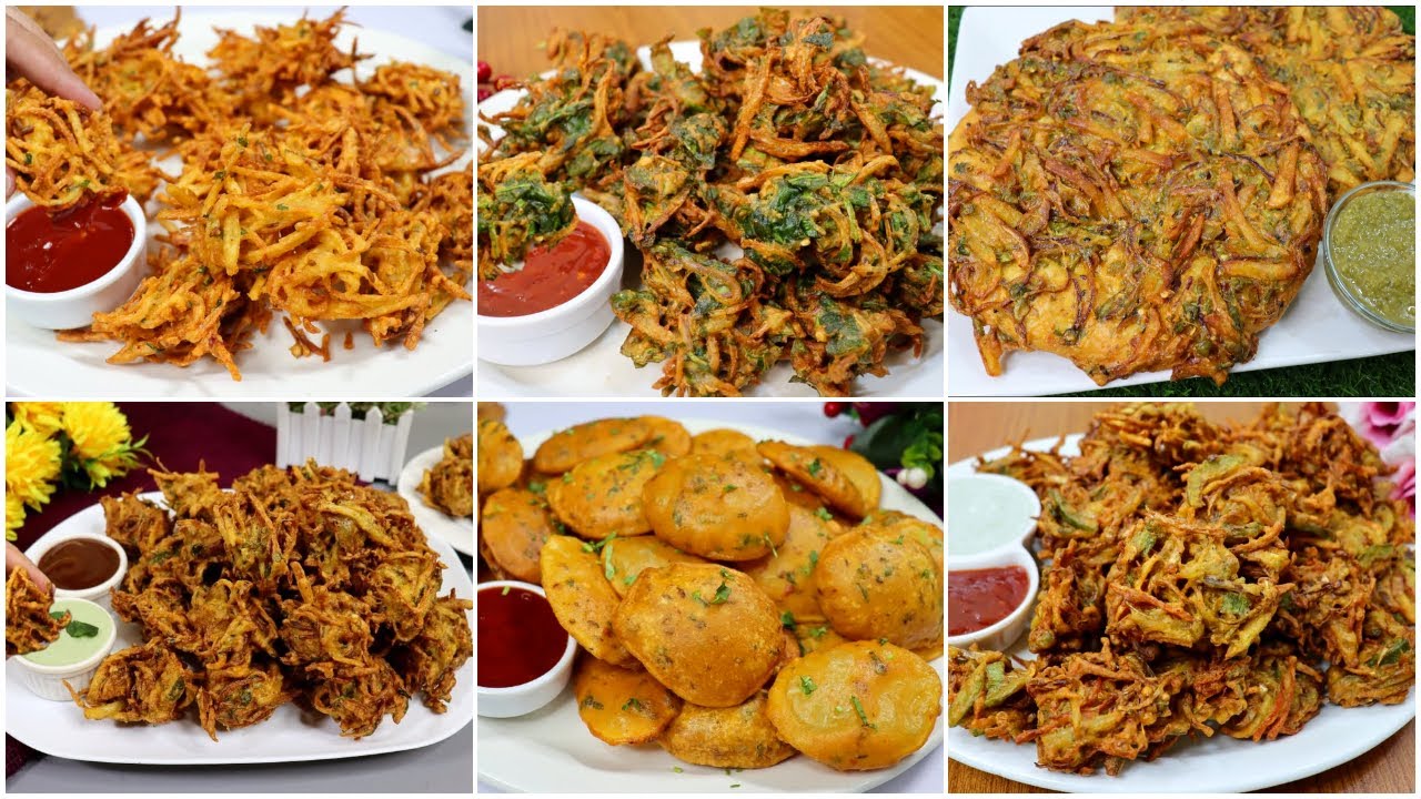 7 Days Pakora Recipes For Iftaar (Ramadan Special) | Aloo Pakora | Mix Veg Pakora | Chicken Pakora