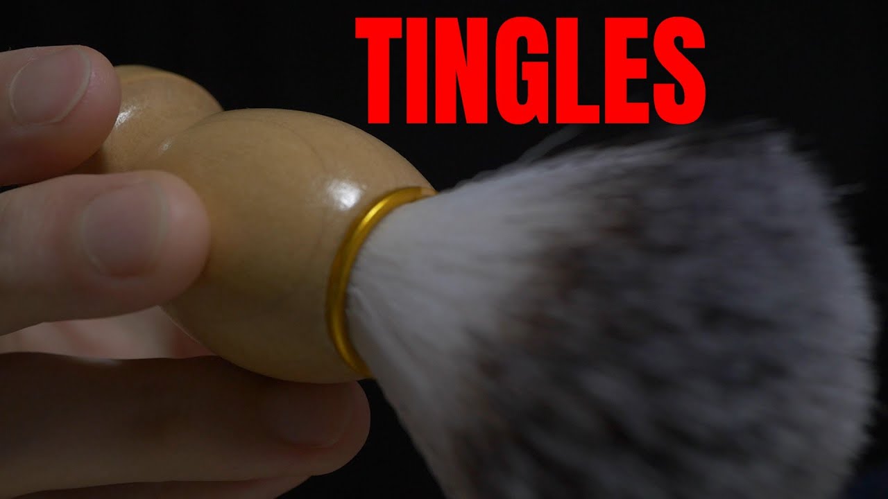 ASMR Tingles Gently brush your face