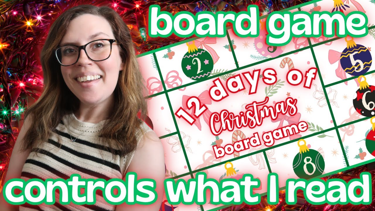 12 Days of Christmas Board Game Controls What I Read