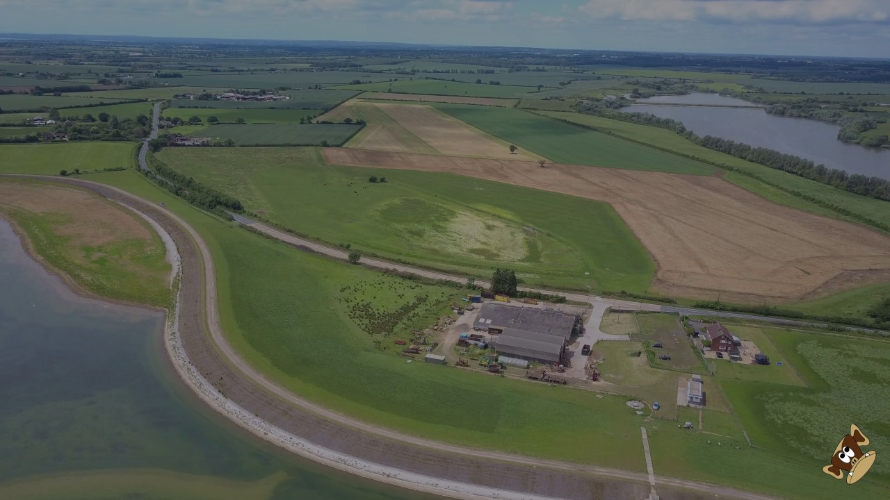 Abberton Reservoir, Essex, UK Drone Footage