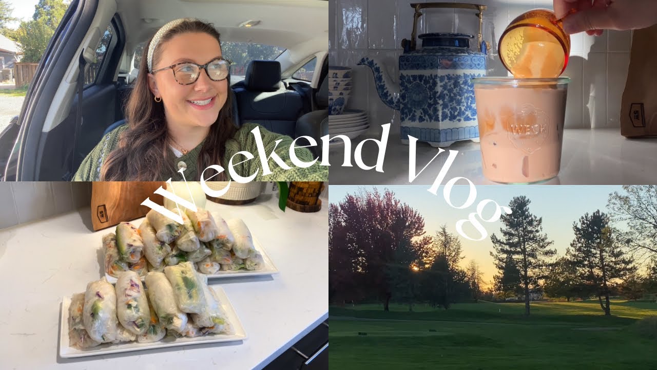 Weekend Vlog: Salad Rolls, Anniversary Dinner, & Time w/ Friends