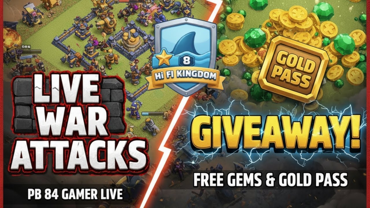 COC Live War | Base Visit | Rebuilding Clan | Clash Of Clans Live | PB 84 GAMER