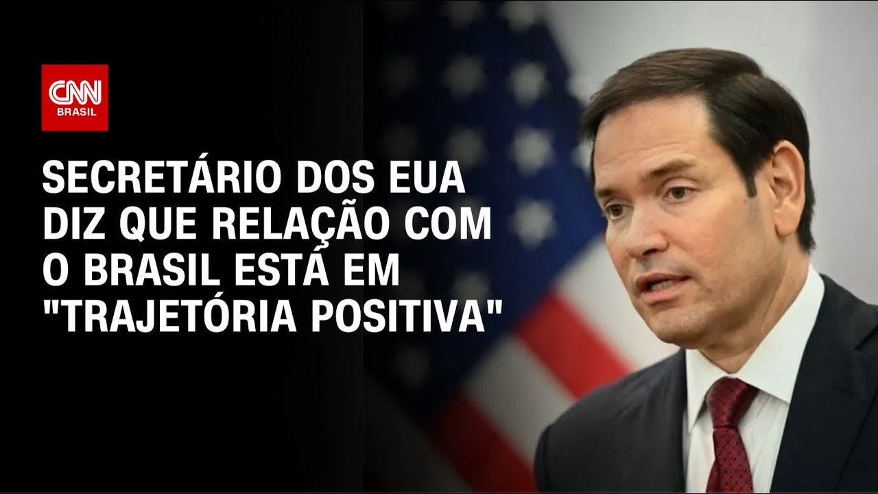 Rela&ccedil;&atilde;o entre Brasil e EUA est&aacute; em trajet&oacute;ria positiva, diz Marco Rubio | HORA H