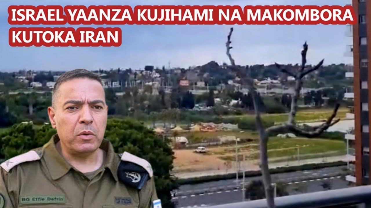 ISRAEL YATANGAZA HALI YA HATARI, VING’ORA VYALIA KOTE NCHINI, HOFU YA MAKOMBORA KUTOKA IRAN YATANDA 