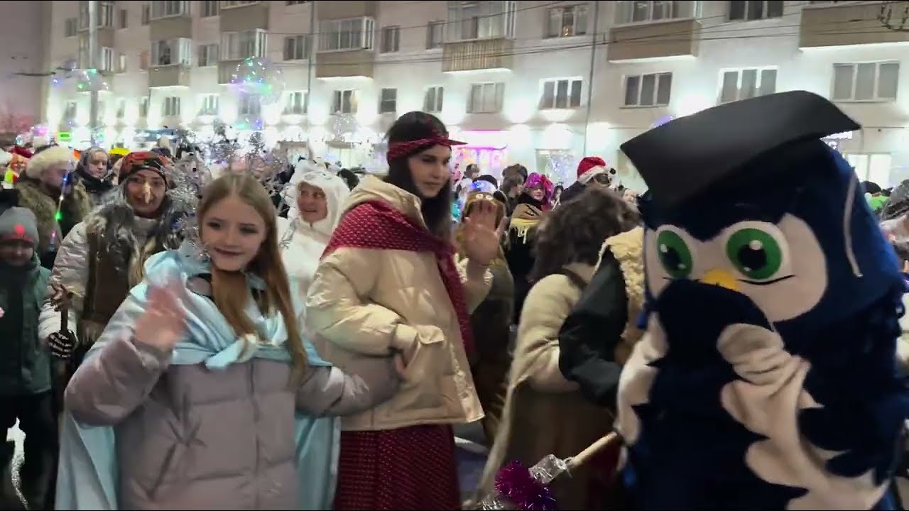 ВЛОГ.Едем на парад дедов Морозов 🎅|Новый 💅