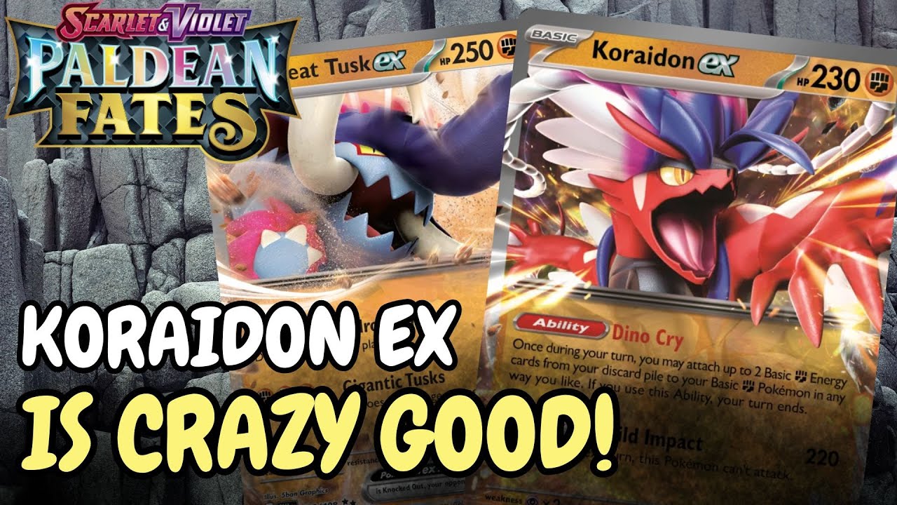 Koraidon ex is SUPER AWESOME! / Paldean Fates Pokemon TCG