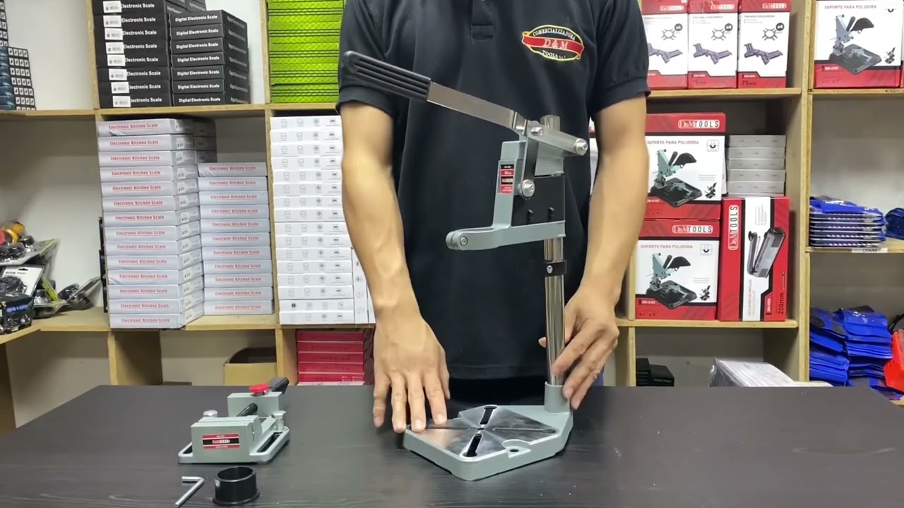 Cómo armar soporte para taladro más prensa en 3 minutos