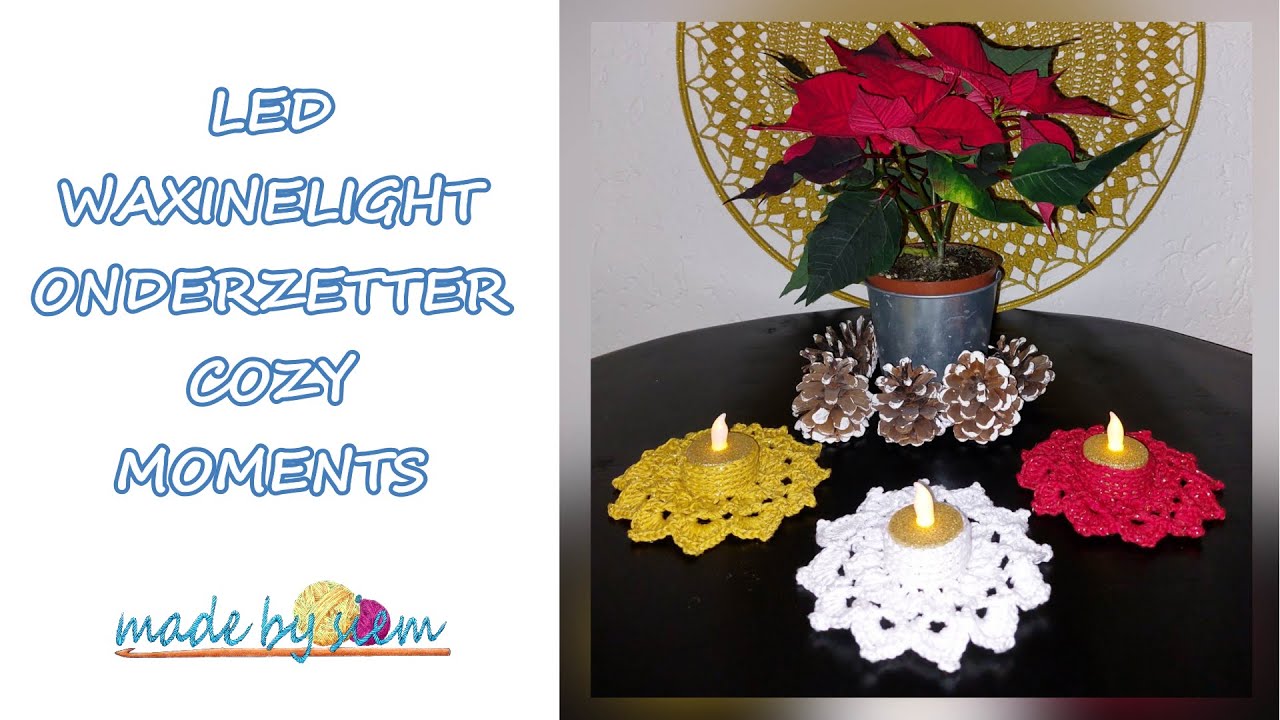 LED WAXINELIGHT ONDERZETTER COZY MOMENTS - TUTORIAL - NEDERLANDS