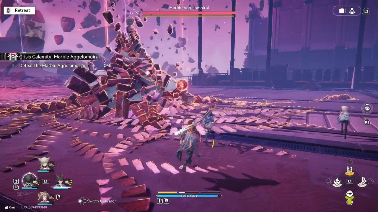 Arknights: Endfield Lvl 90 Aggelomoirai with lvl 70/80 team