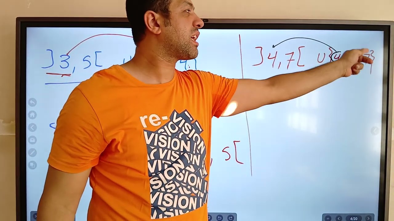Exercises on intervals prep 2 2026😍✌️& تمارين متنوعة  علي الفترات الصف الثاني الإعدادى ٢٠٢٦
