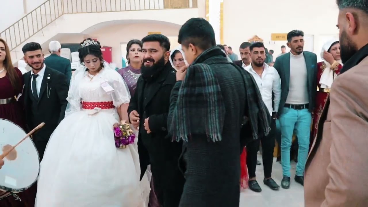 حفلة كوباني قريه تليجب اسم عريس ماهر فاروق جولغ فنان احمدغمكين المايسترو عزدين غمكين اليف فيديو/2/