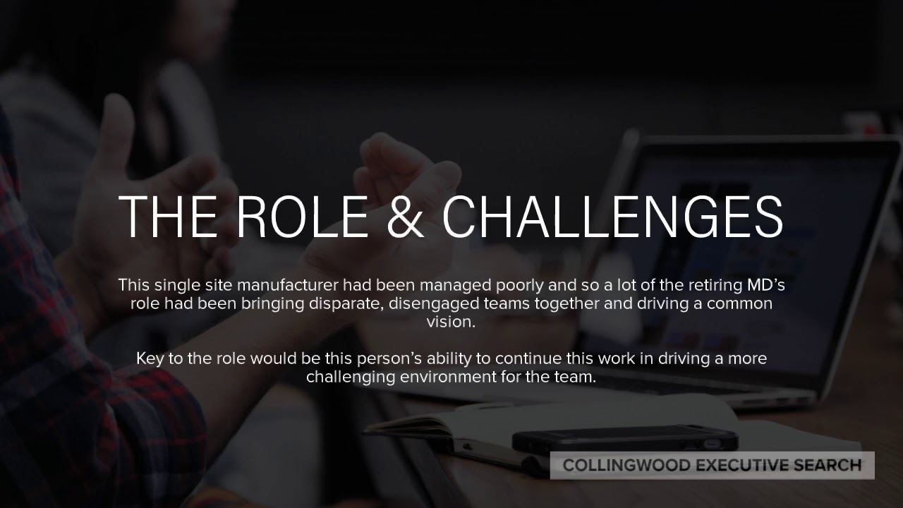 Case Study Managing Director High end electronics for aerospace and defence