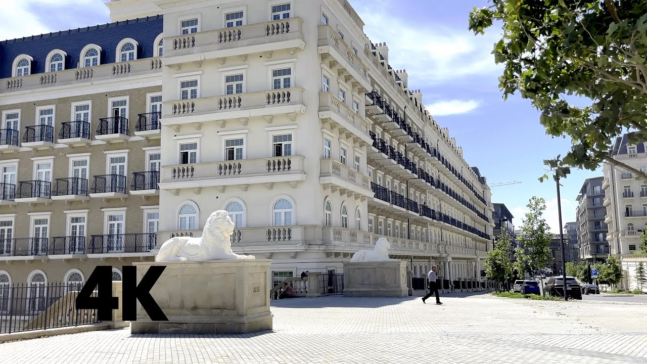 walking tour in White City Baku / Europe in Azerbaijan / 2024 #citytour