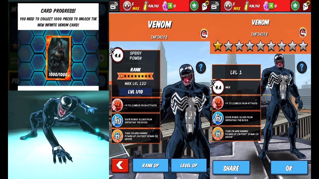 MARVEL Spider-Man Unlimited - Unlock Infinite Venom - Infinite Venom skill