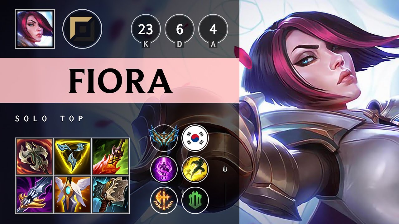 Fiora Top vs Nasus: ULTRA CARRY - KR Challenger Patch 14.16