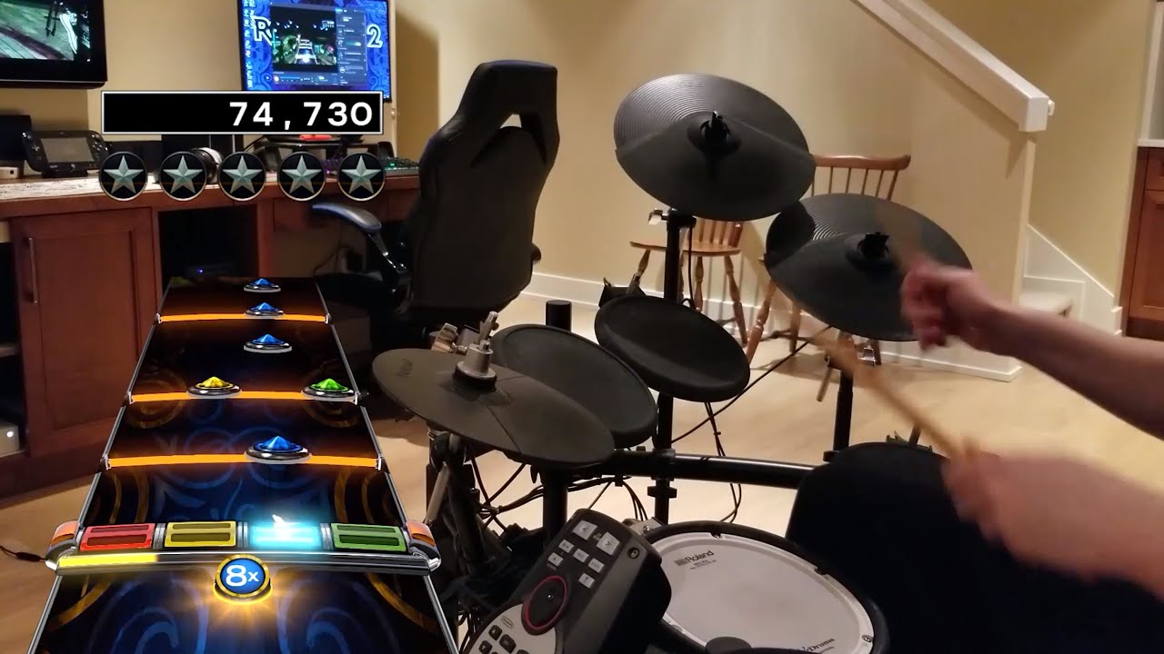 Fix You by Coldplay | Rock Band 4 Pro Drums 100% FC