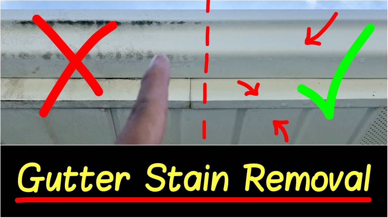 ✅Best Gutter Stain Remover | How to Clean Fascia and Soffit on Home DIY HD Review