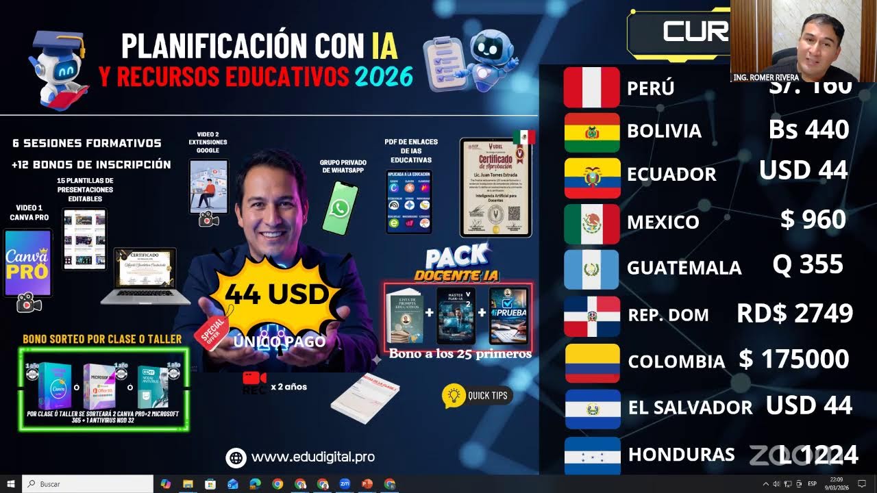 Taller 2:  IA EN LA PLANIFICACION Y RECURSOS EDUCATIVOS