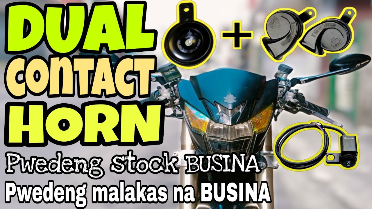 LOUD HORN + STOCK HORN [DUAL CONTACT HORN]  WIRING DIAGRAM | SUZUKI RAIDER 150 FI