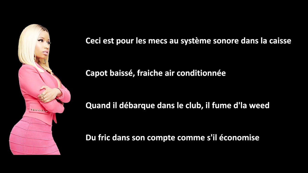 Nicki Minaj - Super Bass (Lyrics en Français)