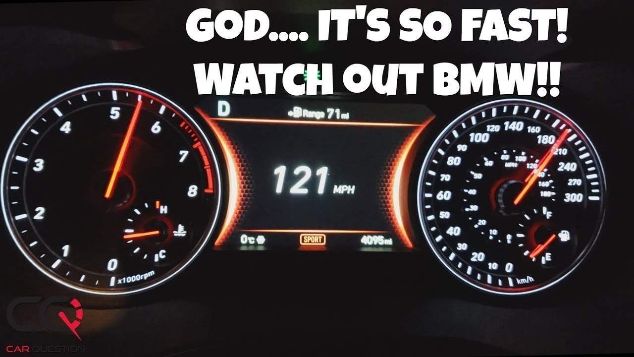 Genesis G70 3.3T AWD Acceleration Test | 0-60 Mph / 0-100 Km/h | Sit down, strap in!