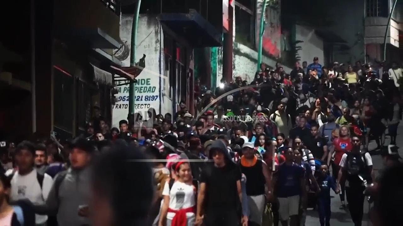 More than 2,000 migrants began walking in southern Mexico despite Trump’s threats