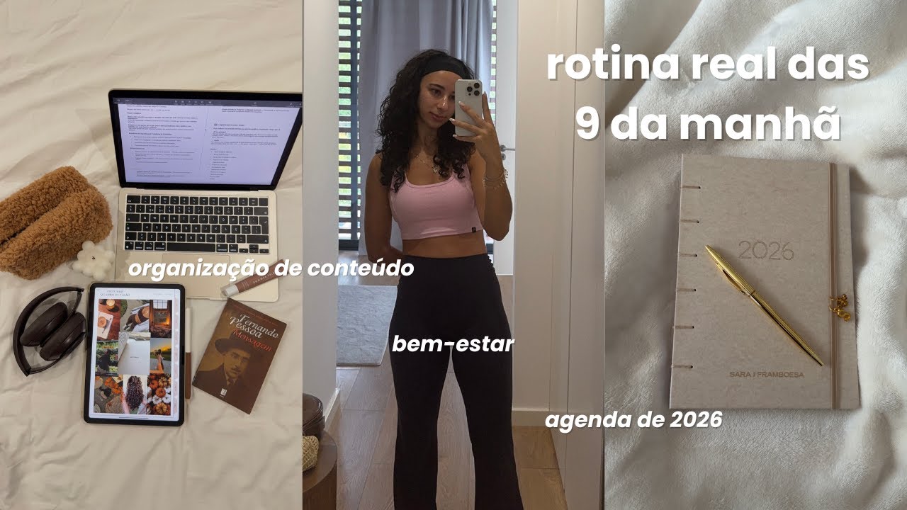 ROTINA REAL DAS 9 DA MANHÃ | *vlog*, dia de chuva, gatas, podcasts, organização de conteúdo e boxing