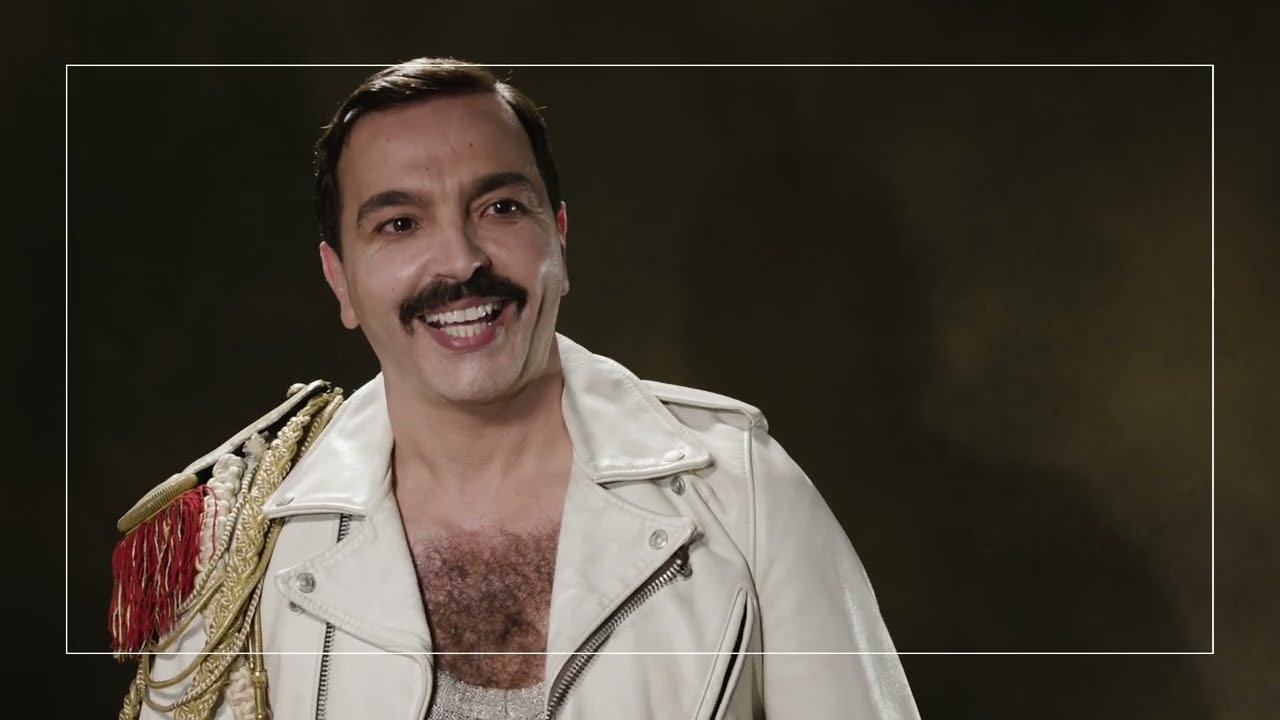 Portraits Crois&eacute;s : Kamel Ouali en Freddie Mercury
