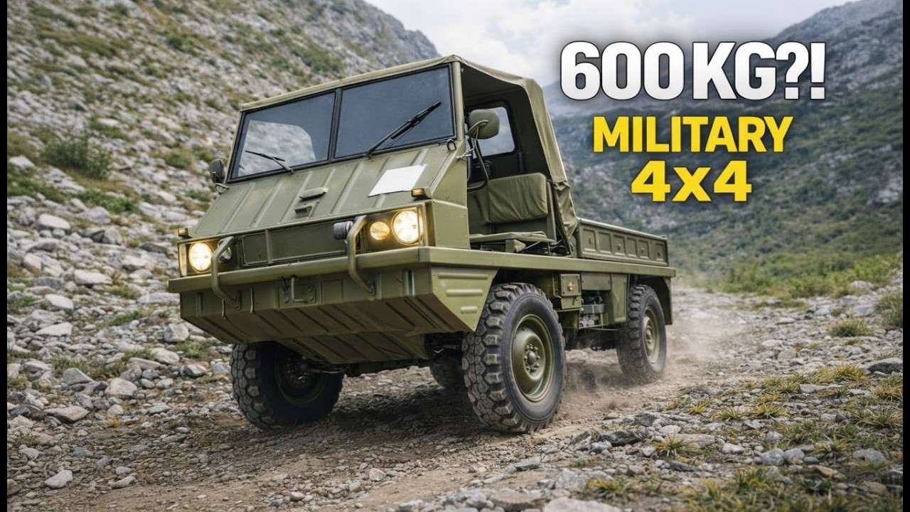 This 600kg Military 4x4 Conquered the Alps | Steyr-Puch Haflinger
