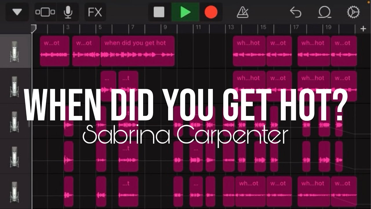 Sabrina Carpenter - When Did You Get Hot? (harmony tutorial)